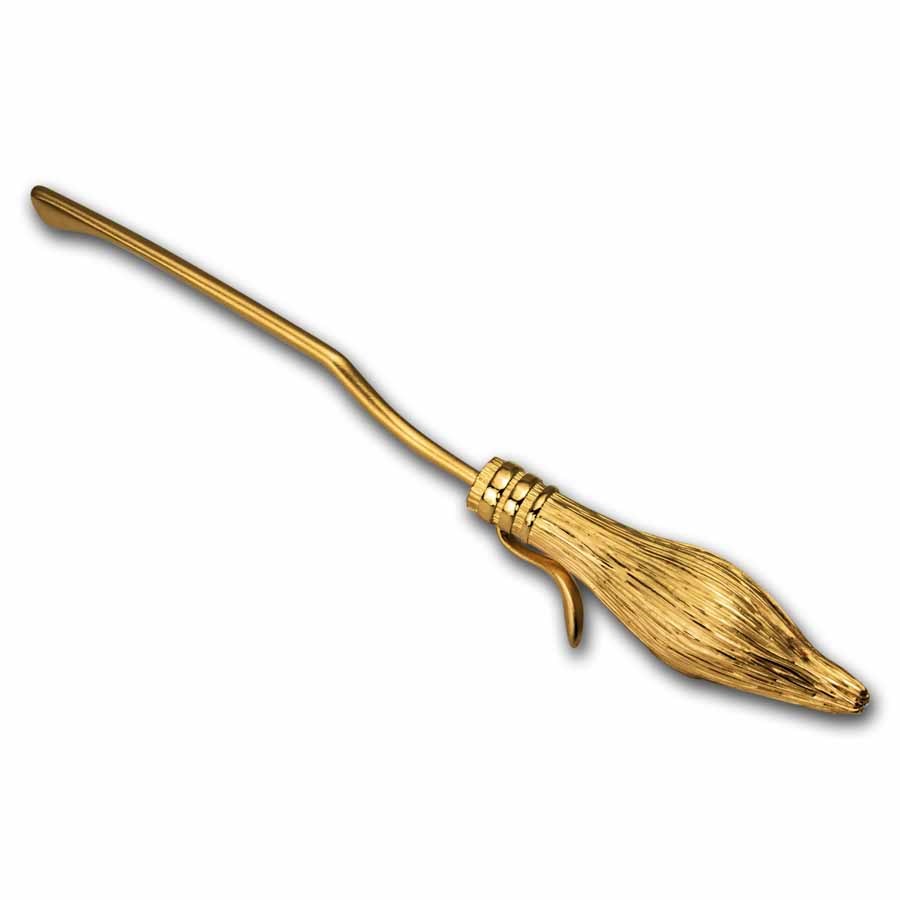 2024 Samoa 3 oz Silver Harry Potter 3D Nimbus 2000-No Display Box