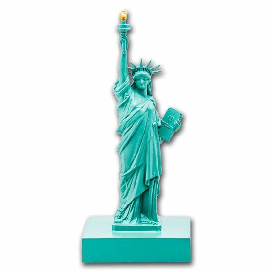 2024 Samoa 5 oz Silver 3D Statue of Liberty (w/ Box & COA)