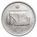 2024 Serbia 1 oz Silver 100 Dinar Tesla: Hydroelectric Power