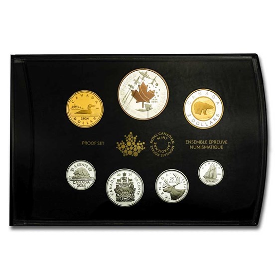2024 Silver Dollar Pf Set 100th Anniv. Royal Canadian Air Force