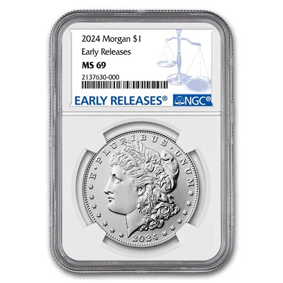 2024 Silver Morgan Dollar MS-69 NGC (Early Releases) 2024 Silver Morgan Dollar MS-69 NGC (Early Releases)