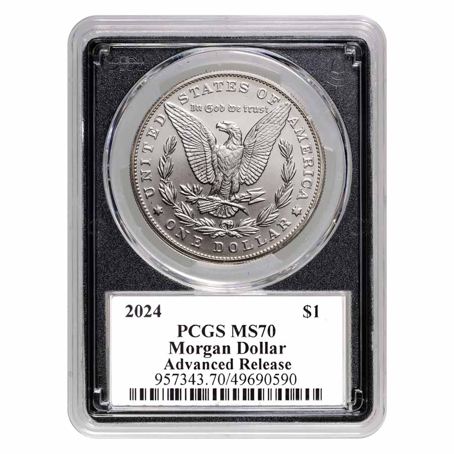 2024 Silver Morgan Dollar MS-70 PCGS (AR, Black Label) | eBay