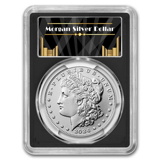 2024 Silver Morgan Dollar MS-70 PCGS (FDI, Black Label) 2024 Silver Morgan Dollar MS-70 PCGS (FDI, Black Label)