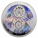 2024 Sioux Nation 1 oz Silver Dreamcatcher w/ Color