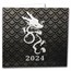 2024 Solomon Isl. 5 oz Gold Mother of Pearl Year of the Dragon