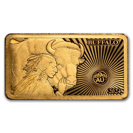 2024 Solomon Islands 1/100 oz Gold American Buffalo 2024 Solomon Islands 1/100 oz Gold American Buffalo