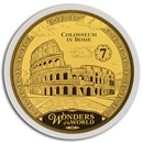 2024 Solomon Islands 1/100 oz Gold Colosseum in Rome