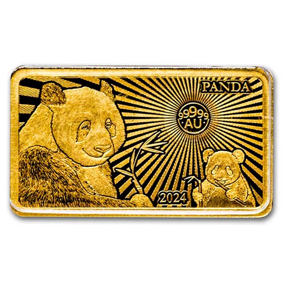 2024 Solomon Islands 1/100 oz Gold Panda 2024 Solomon Islands 1/100 oz Gold Panda