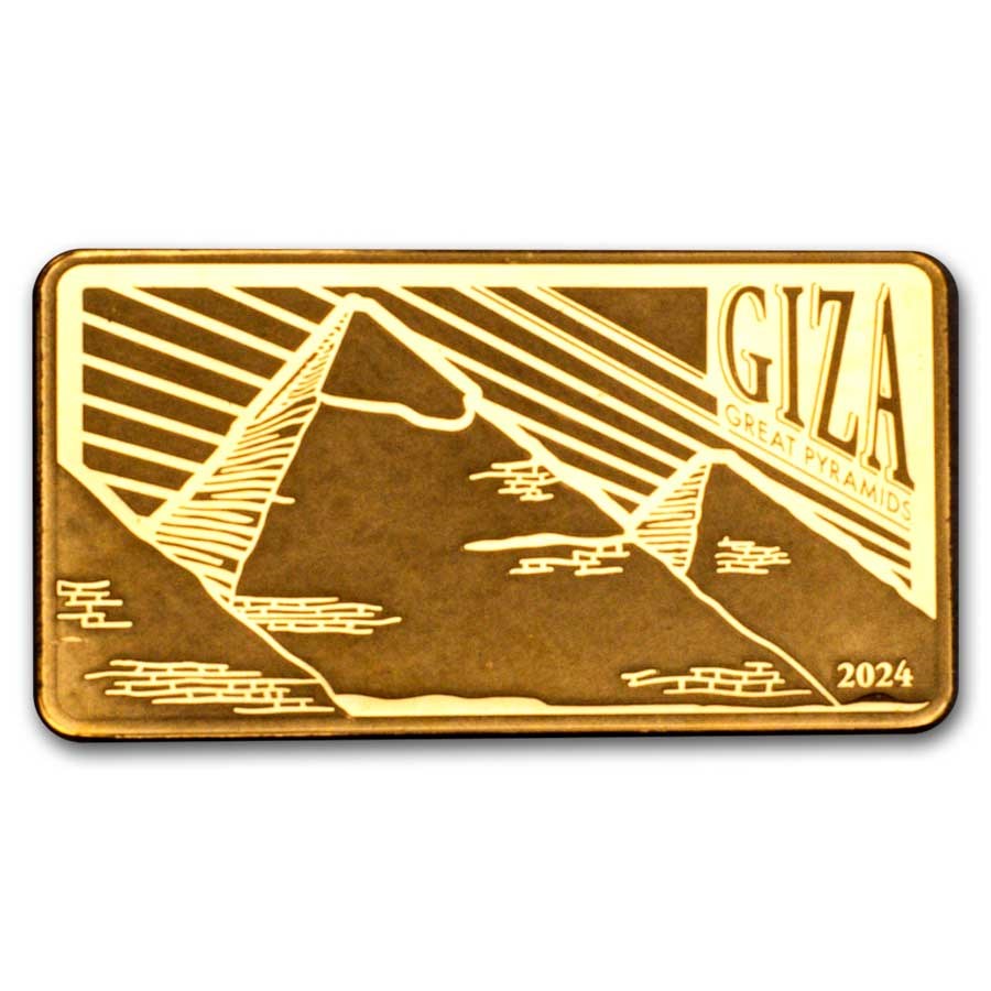 2024 Solomon Islands 1/200 oz Gold Great Pyramids