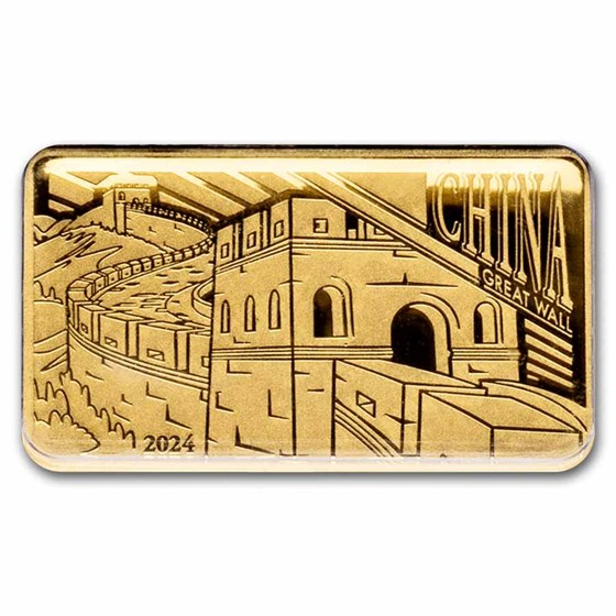2024 Solomon Islands 1/200 oz Gold Great Wall 2024 Solomon Islands 1/200 oz Gold Great Wall