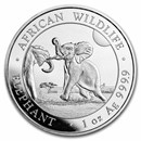 2024 Somalia 1 oz Silver Elephant BU