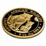 2024 Somalia 5 oz Gold Proof African Wildlife Leopard (Serial #1)