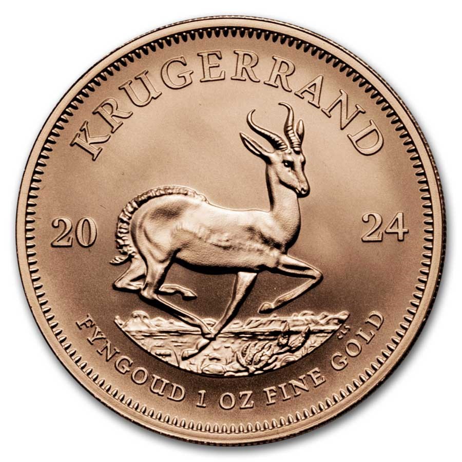 2024 South Africa 1 oz Reverse Proof Gold Krugerrand