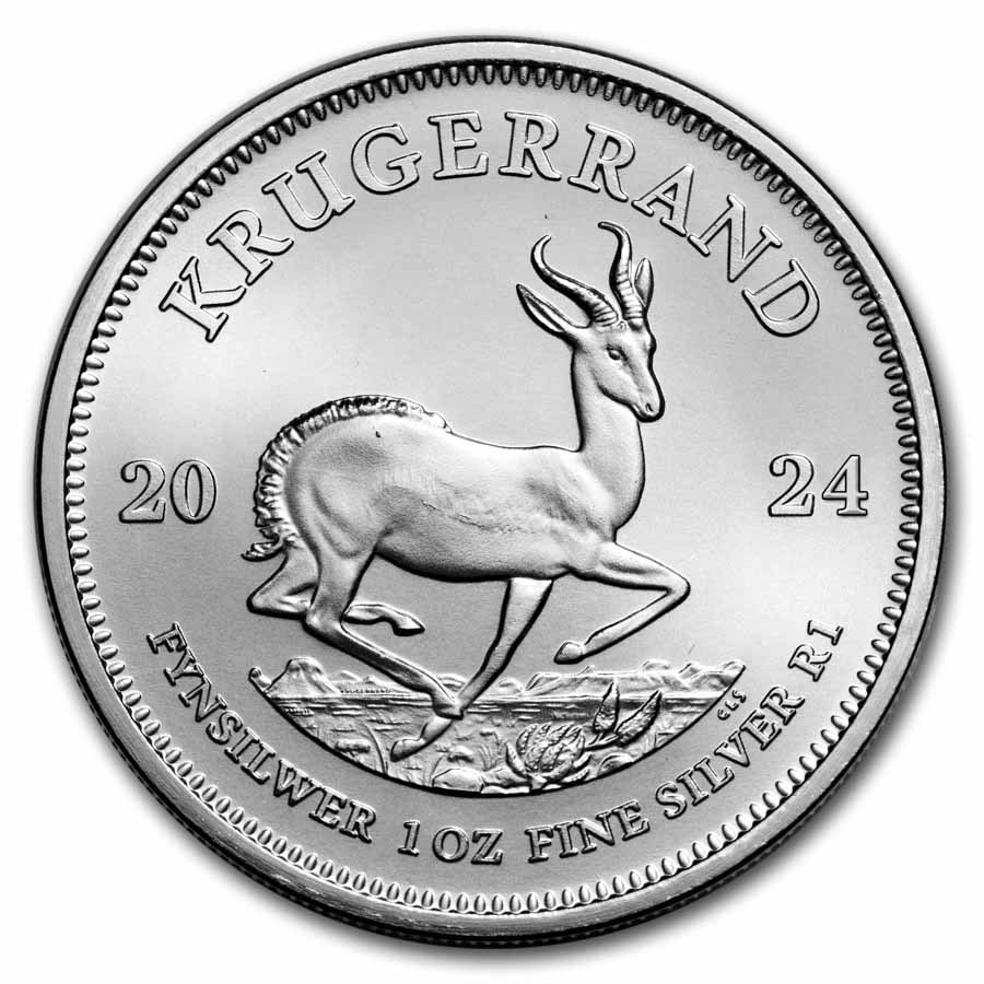 Buy 2025 South Africa 1 oz Silver Krugerrand BU APMEX