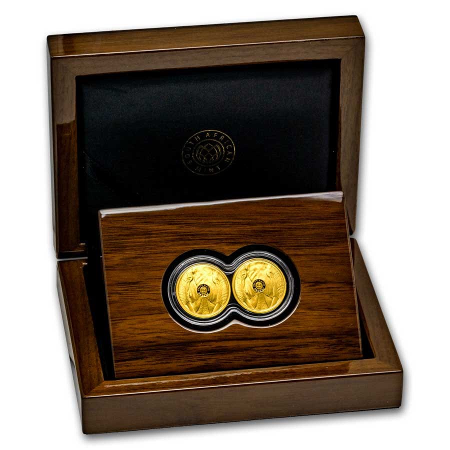 2024 South Africa 2-Coin Gold Big Five Elephant Proof Set
