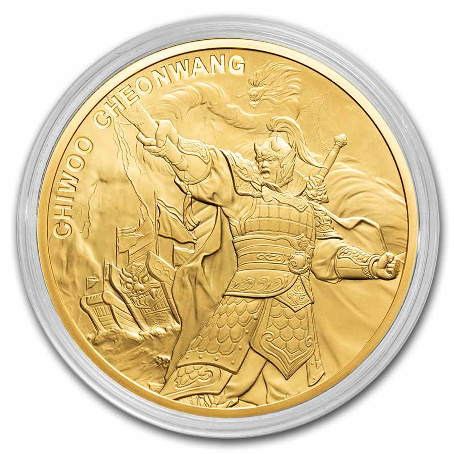 2024 South Korea 1 oz Gold 1 Clay Chiwoo Cheonwang BU