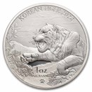 2024 South Korea 1 oz Silver Tiger BU