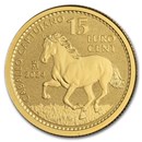 2024 Spain 1/10 oz Gold Reverse Proof Stallion Doubloon