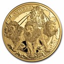 2024 St. Helena 1 oz Gold Goddesses: Cybele and the Lions Proof
