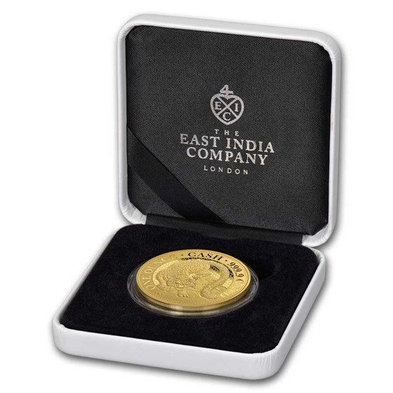 2024 St. Helena 1 oz Gold India Wildlife Leopard (COA #9, w/ Box) 2024 St. Helena 1 oz Gold India Wildlife Leopard (COA #9, w/ Box)