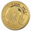 2024 St. Helena 1 oz Gold India Wildlife Snow Leopard (Box & COA)
