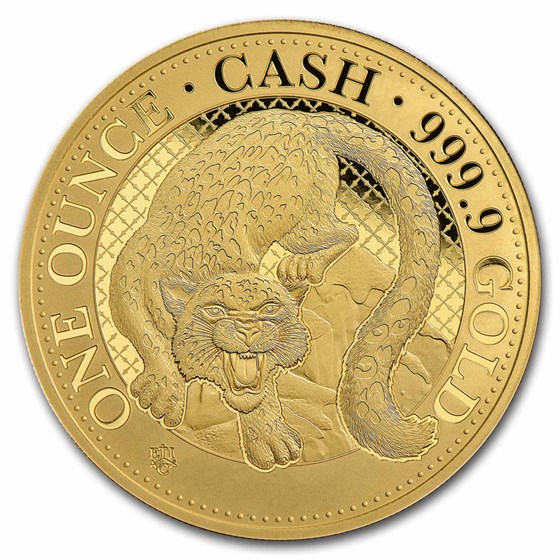 2024 St. Helena 1 oz Gold India Wildlife Snow Leopard (Box & COA) 2024 St. Helena 1 oz Gold India Wildlife Snow Leopard (Box & COA)