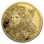 2024 St. Helena 1 oz Gold Una & the Lion Proof (No Box)
