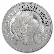 Buy 2024 St. Helena 1 oz Silver £1 Snow Leopard Coin | APMEX
