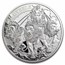 2024 St. Helena 1 oz Silver Goddesses: Cybele and the Lions Proof