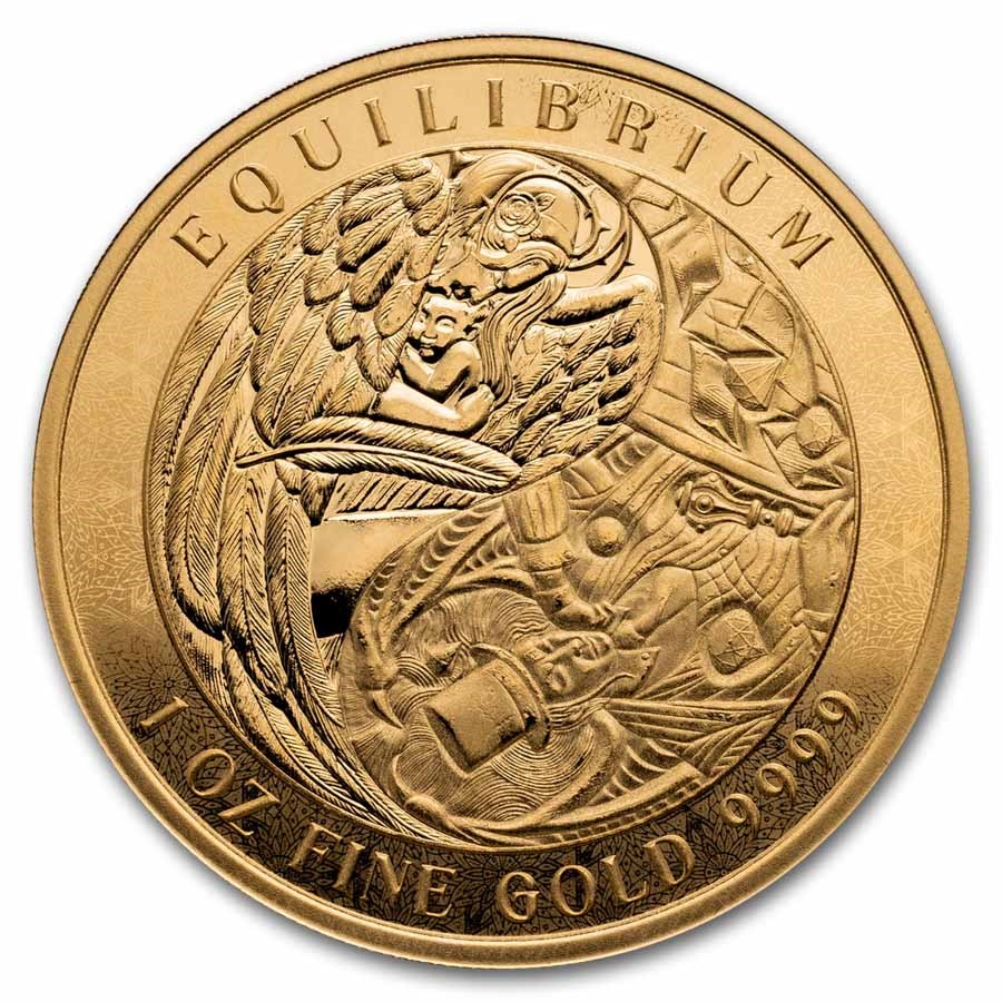2024 Tokelau 1 oz Gold $100 Equilibrium Prooflike