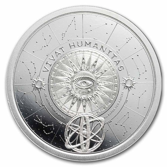 2024 Tokelau 1 oz Silver $5 Vivat Humanitas BU 2024 Tokelau 1 oz Silver $5 Vivat Humanitas BU