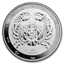 2024 Tokelau 1 oz Silver $5 Zodiac Series: Cancer BU