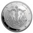 2024 Tokelau 1 oz Silver $5 Zodiac Series: Libra BU (TEP)