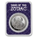 2024 Tokelau 1 oz Silver $5 Zodiac Series: Taurus BU (TEP)