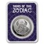 2024 Tokelau 1 oz Silver $5 Zodiac Series: Taurus BU (TEP)