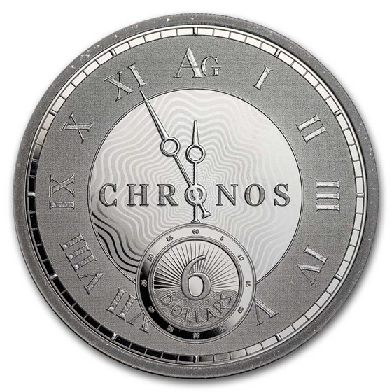 2024 Tokelau 1 oz Silver $6 Chronos (Prooflike) 2024 Tokelau 1 oz Silver $6 Chronos (Prooflike)