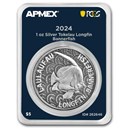 2024 Tokelau 1 oz Silver Longfin Bannerfish MD® Premier + PCGS FS