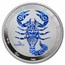 2024 Tokelau Silver Signs of Zodiac Series 12-coin Colorized Set