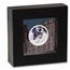 2024 TUV 1 oz Silver Colorized TMNT Shredder Proof (Box)