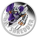2024 TUV 1 oz Silver Colorized TMNT Shredder Proof (Box)