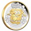 2024 TUV 2 oz Silver SpongeBob SquarePants Gilded Proof (Box)