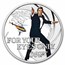 2024 TUV 4 oz Silver Roger Moore 7-Coin Colorized & Gilded Set