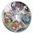 2024 TUV 4 oz Silver Year of the Dragon Quadrant Colorized PF Set