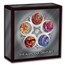 2024 TUV 5 oz Silver Colorized Antiqued Five Auspicious Creatures