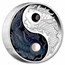 2024 TUV 5 oz Silver Yin Yang Koi Colorized Coin Proof w/ Pearls