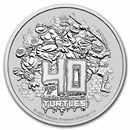 2024 TUV Teenage Mutant Ninja Turtles 40th Anniversary $1 Coin BU