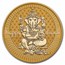 2024 Tuvalu 1 oz Silver Gilded Diwali Medallion Proof