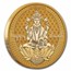 2024 Tuvalu 1 oz Silver Gilded Diwali Medallion Proof