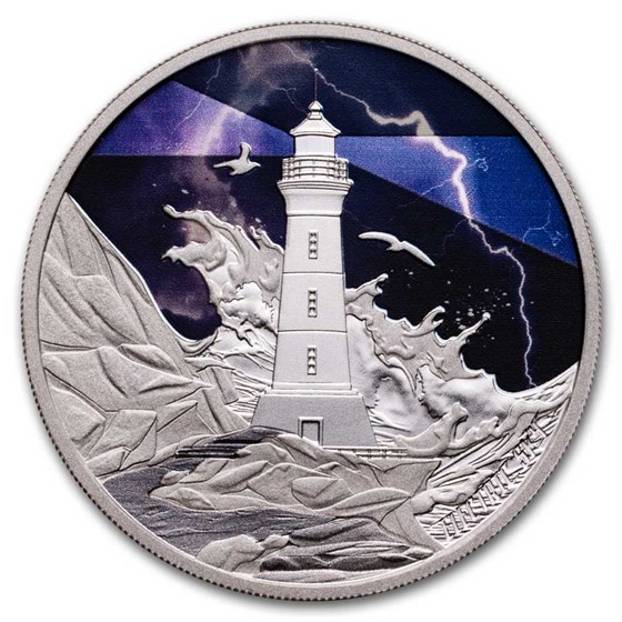 2024 Tuvalu 1 oz Silver Proof Electric Sky (with Box & COA) 2024 Tuvalu 1 oz Silver Proof Electric Sky (with Box & COA)