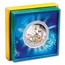 2024 Tuvalu 1 oz Silver SpongeBob & Friends Colorized PF
